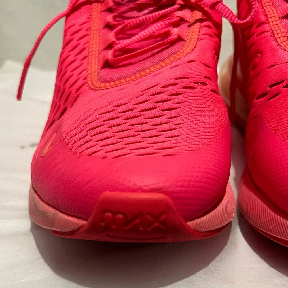 Nike‎ Air 270s Triple University Women's Bold Pink Sneakers  colorful athleisure